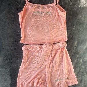 White Fox Boutique Pink Pajama Set